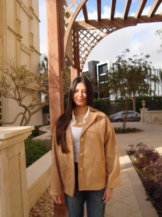 THE BRAIDED SUEDE JACKET
